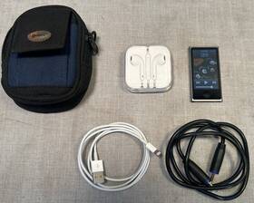 Apple Ipod 579c-a1446a Grey Nano 7th Generation 16gb A1446 With Ear Buds Cables Case -bundle