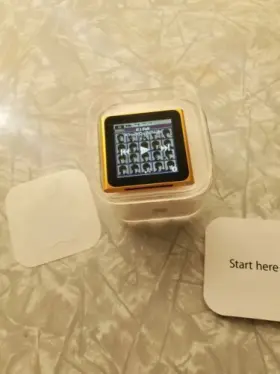 64565 Apple Ipod Nano 6th Generation 8gb Orange With Box Sticker Apples