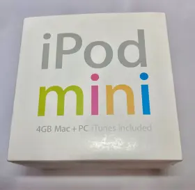 Apple Ipod 718908513590 Mini 4 Gb Silver 1st Gen M9160ll/a 2004