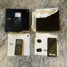 Apple Ipod 885909091591 Nano 1st Gen Mdl# A1137 Black Never Used Read Company Engraved