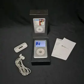 Apple Ipod 885909169269 Classic 80gb Silver A1238 With Original Box Tested Working