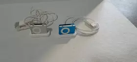 Apple Ipod 885909230945 Shuffle 2nd Generation 1 Gb A1204 Blue And Silver Lot Of 2 F8