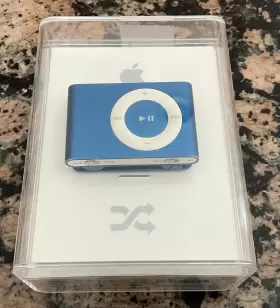 Apple Ipod 885909268320 1gb 2nd Gen Shuffle Blue - A1204 Mb814ll/a In Original Package