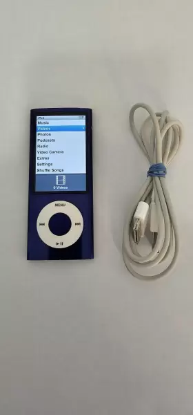Apple Ipod 885909309634 Nano 8gb 5th Generation Blue A1320 Mp3 Player Tested And Works