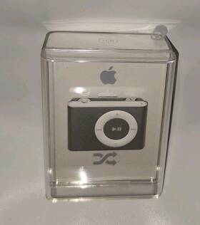 Apple Ipod 885909328369 Shuffle Silver 2nd Generation 1gb Model A1204 Part No. Mc213ll/a New