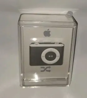 Apple Ipod 885909328369 Shuffle Silver 2nd Generation 1gb Model A1204 Part No. Mc213ll/a New