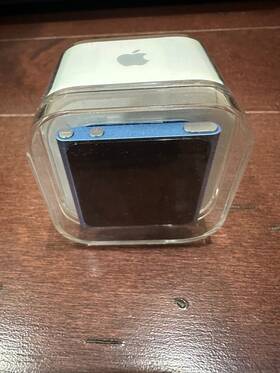 Apple Ipod 885909423576 Nano 6th Generation Model A1366 Blue 8gb Mc689qs/a Needs New Battery