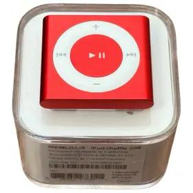 Apple Ipod 888462476041 Shuffle Red Special Edition 4th Gen 2gb A1373 Open Box - No Lid