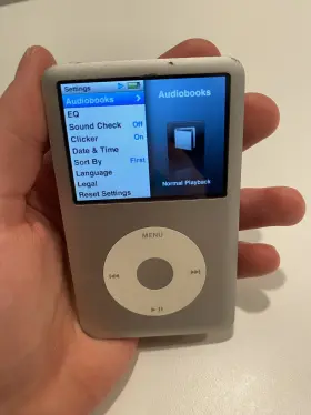 8p7492zmy5n Apple Ipod Classic 6th Generation 80gb Silver Model A1238 Works