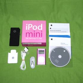Apple Ipod A1051/m9804ll/a Mini 2nd Gen 4gb Pink With Box