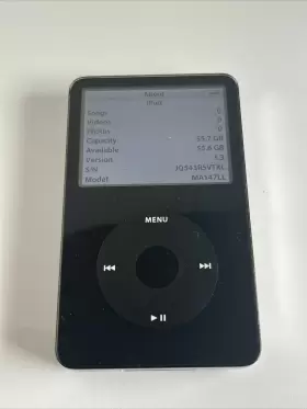 A1136-emc Apple Ipod 60 Gb Black Model A1136 Tested And Working