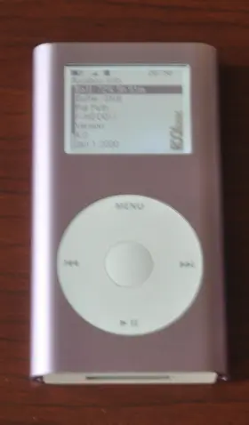 Emc-1984 Apple Ipod Mini 1st Generation 4gb Purple With Rockbox Weak Battery A1051 Emc 1984