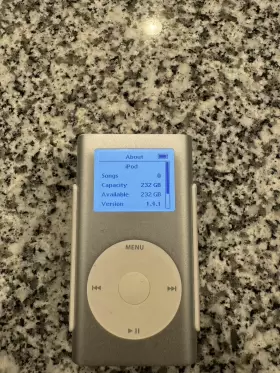 M9801b Apple Ipod Mini 2nd Gen 256gb Iflash Mod And New Battery Silver
