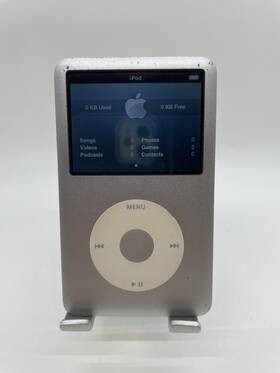 Apple Ipod Mb562 Classic Silver 120gb Rock Pop Works As Hd Only Is Read