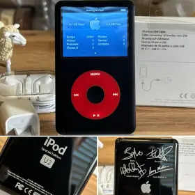 Mc293 Apple Ipod Classic 7th Gen 160gb 29k Song 35hr Usage. New Battery U2 Exterior