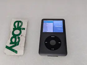 Apple Ipod Mc293ll/a A1238 Classic 6th Gen Black 160 Gb Factory Reset See Desc - Free Sh