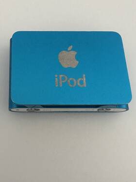 Apple Ipod Mm564ll/a Shuffle 2nd Generation 1gb A1204 Blue Bundle Plus Earbuds