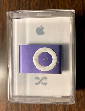 Apple Ipod Pb526ll/a Shuffle 2nd Generation Purple 2gb All Original Packaging Tested