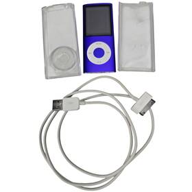 Apple Ipod Ym912p9u30u Nano A1285 8gb Purple Media Player 4th Gen Bundle Belkin Case Tested