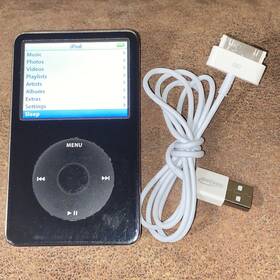 Apple Ma450zp Ipod Classic 5th Generation Enhanced Black 80 Gb Works Clean