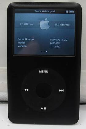 Apple Mb147 Ipod Classic 6th Generation 80gb A1238 - Free Shipping