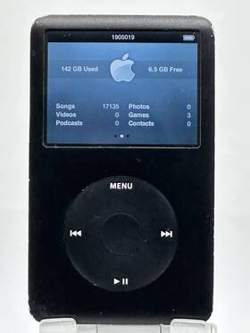 Apple Mb150 Ipod Classic 6th Gen. Black 160gb 17135 Rock Metal Pop Country