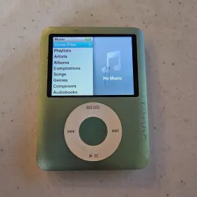 Mb249ba Apple Ipod Nano - A1236 8 Gb 3rd Generation Turquoise Decent Working Condition