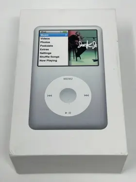 Mb562zi Apple Mb562zi/a Ipod Classic 6th 7th Generation 120gb Mp3 Player Silver Very Goo