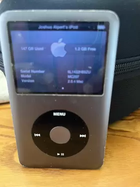 Mc297 Apple Ipod Classic Dark Gray 160gb Mp3 Player