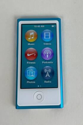 Apple Mp477ll Ipod Nano 7th Generation Blue 16gb Md477ll - Tested Works Perfect