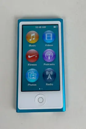 Mp477ll Apple Ipod Nano 7th Generation Blue 16gb Md477ll - Tested Works Perfect