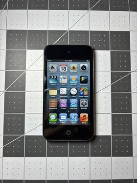 Apple Ne178ll Ipod Touch 4th Generation 16gb Black/silver Ios 6.1.6 A1367 February 2013