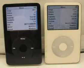 Pa003ll Apple Lot 2 Ipod Classic 5th Gen 80gb - 60gb A1136