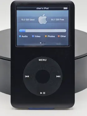 Pb148ll Apple Ipod Classic 6th Generation A1238 Black 80gb - Tested And Working B2