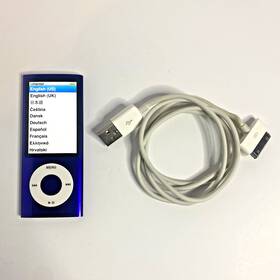 Apple Pc034ll Ipod Nano 5th Generation Blue 8gb A1320 - Tested And Works