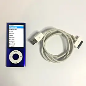 Pc034ll Apple Ipod Nano 5th Generation Blue 8gb A1320 - Tested And Works