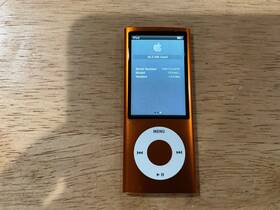 Apple Pc046ll Ipod Nano 5th Gen A1320 Orange 8 Gb No Songs Great Working Condition