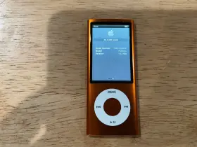 Pc046ll Apple Ipod Nano 5th Gen A1320 Orange 8 Gb No Songs Great Working Condition