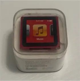 Pc693ll Apple Pc693ll/a Ipod Nano 8gb Red Media Player Model A1366 With Accessories Never Used