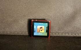 Apple Pc699ll Ipod Nano 6th Generation Red 16 Gb Bundled With Charger Cord/extension