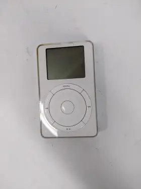 U22393njnam Apple Ipod Classic 1st Generation White Untested No Cords