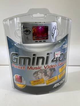 Archos 500637 Vtg Sealed 2004 Gmini 400 Pocket Multimedia Center Retro Gaming Ds66