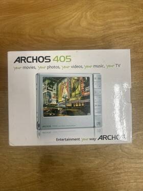 Archos 500953 405 2 Gb Dvr Tablet - Portable Media Player Silver Vgc 500954