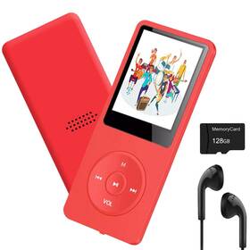 Arungo B0f98837sb Mp3 Player 128gb Bluetooth 5.2 Portable Hifi Lossless Sound Mini Music