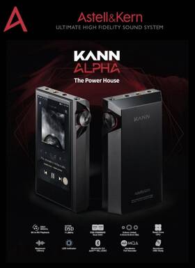 Astell & Kern 809755500115 And Kann Alpha Portable Audio Player - New
