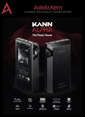 Astell & Kern 809755500115 And Kann Alpha Portable Audio Player - New