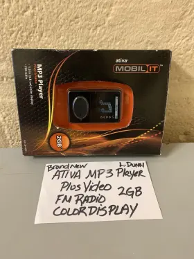 384-498 Ativa New Mp3 Player Plus Video 2gb Fm Radio School Surplus