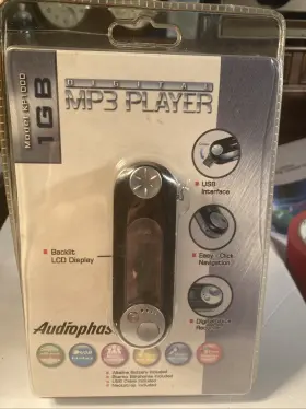 Kp1000 Audiophase Digital Mp3 Player 1 Gb / Model New In Opened Package