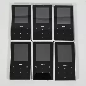 Rcam6204 Audiovox Lot Of 6 Rca M6204 4gb Digital Media Mp3 Players Black. Work Great