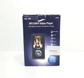 Mu999 Augen Mp3/mp4 Video Player 4gb Memory 1.8 Inch Lcd Full-color Display Blue New